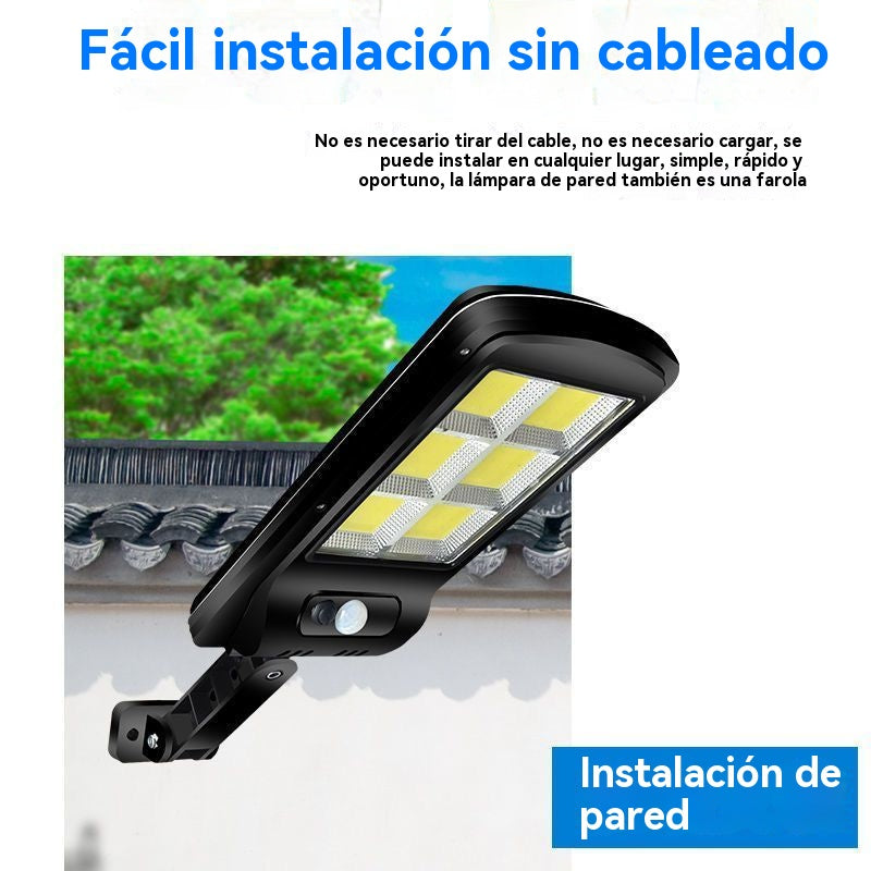 Lámpara solar de luz súper brillante, resistente al agua