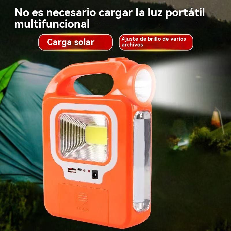 Lámpara solar portátil