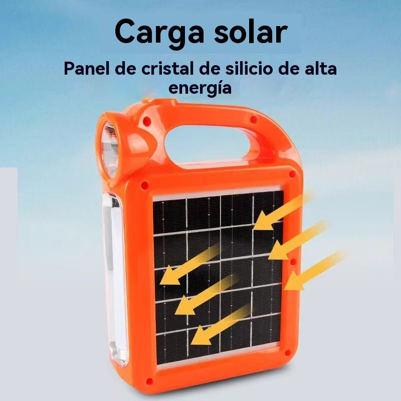 Lámpara solar portátil