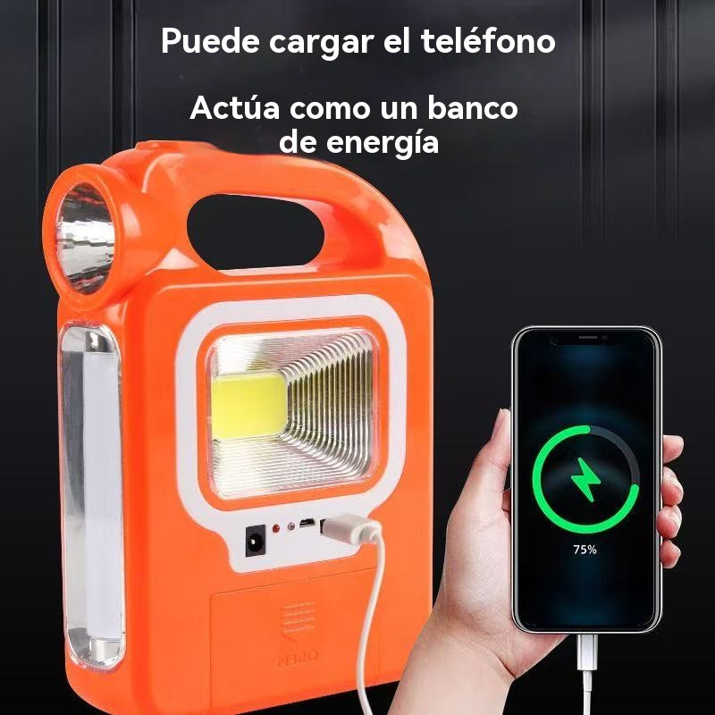 Lámpara solar portátil